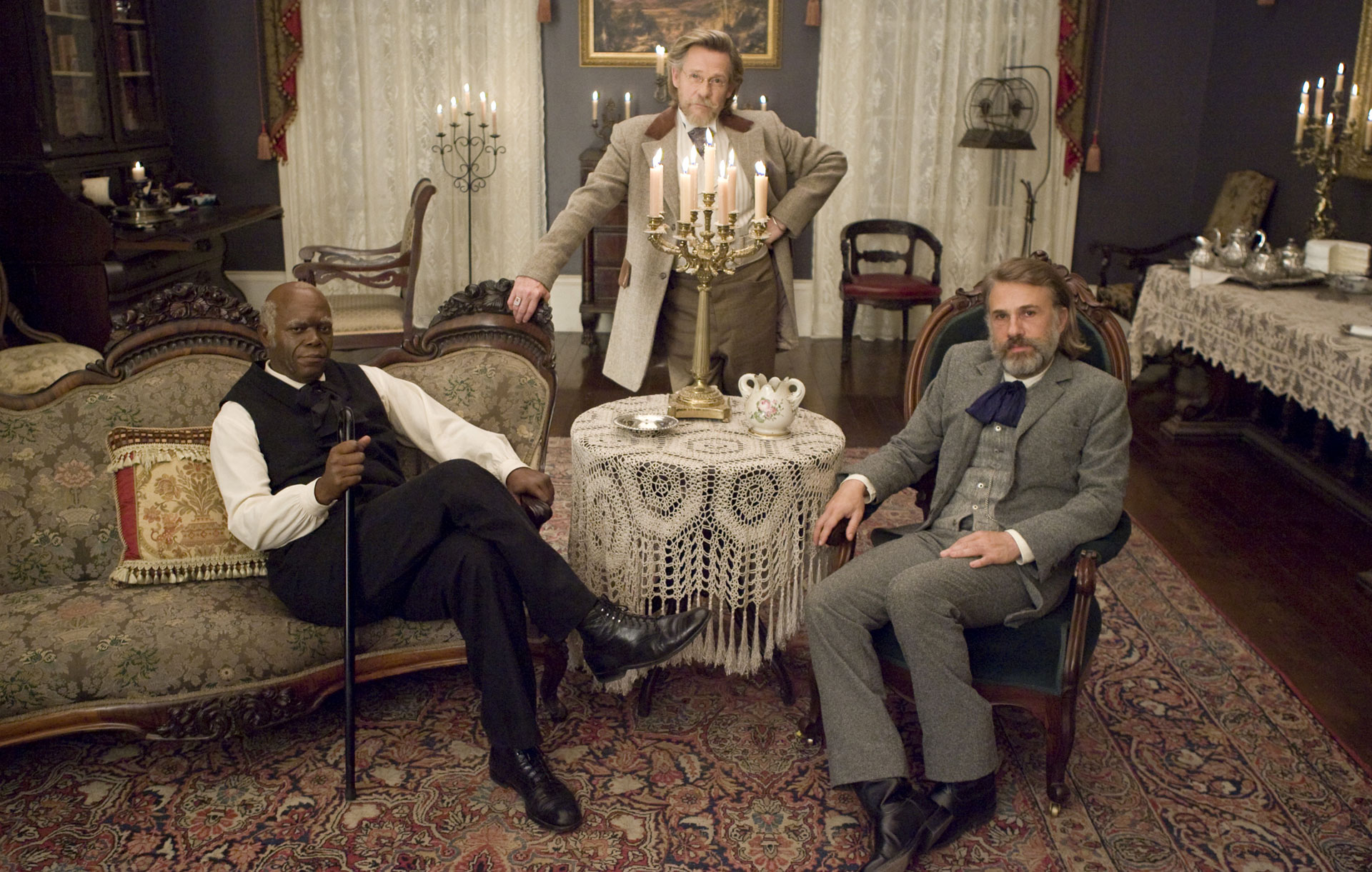 Django Unchained Jamie Foxx, Leonardo DiCaprio, Kerry Washington